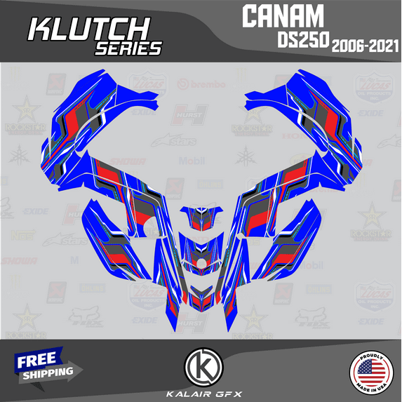 Kalair GFX Graphics Kit for Canam DS250 (2006-2021) Klutch Series