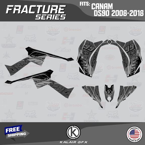 Kalair GFX Graphics Kit for Canam DS90 (2007-2018) Fracture Series