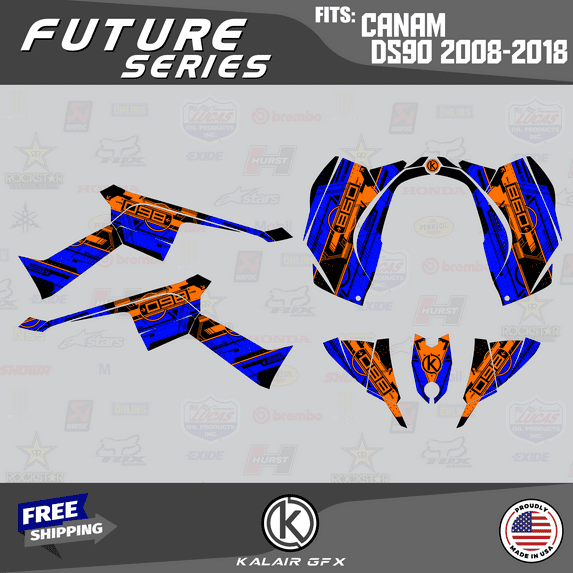 Kalair GFX Graphics Kit for Canam DS90 (2007-2018) Future Series