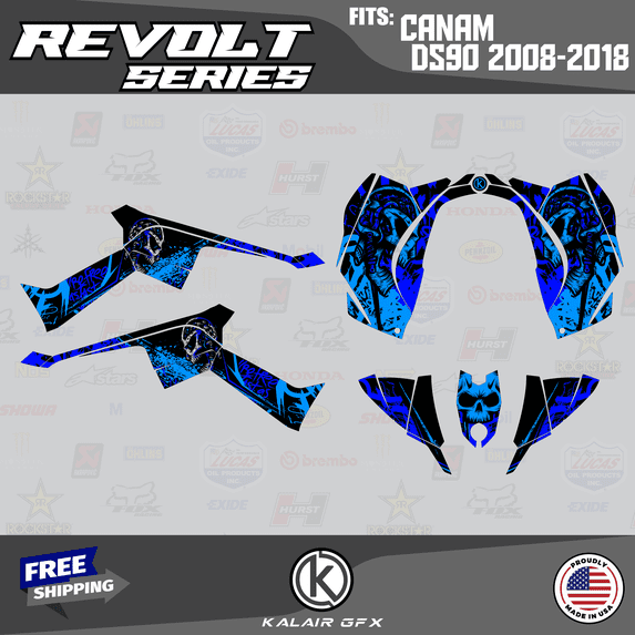 Kalair GFX Graphics Kit for Canam DS90 (2007-2018) Revolt Series