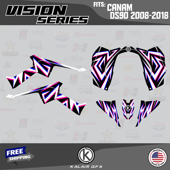 Kalair GFX Graphics Kit for Canam DS90 (2007-2018) Vision Series