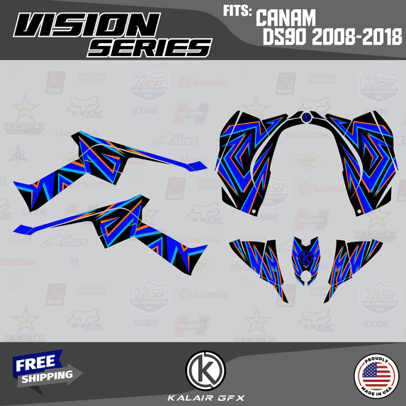 Kalair GFX Graphics Kit for Canam DS90 (2007-2018) Vision Series