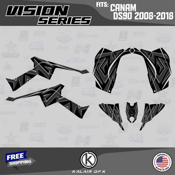 Kalair GFX Graphics Kit for Canam DS90 (2007-2018) Vision Series