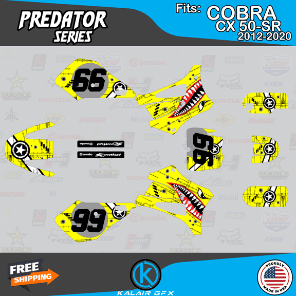 Kalair GFX Graphics Kit for Cobra CX50SR (2012-2020) Predator Series