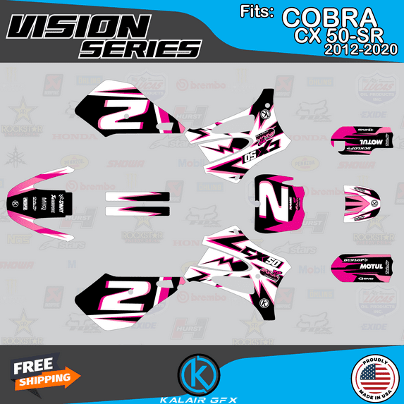 Kalair GFX Graphics Kit for Cobra CX50SR (2012-2020) Vision Series