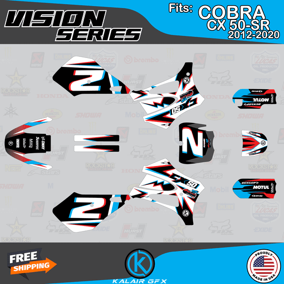 Kalair GFX Graphics Kit for Cobra CX50SR (2012-2020) Vision Series