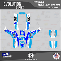 Kalair GFX Graphics Kit for DRR ATV DRX50 DRX70 DRX90 (All Years) Evolution Series