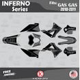 thumbnail image 1 of Kalair GFX Graphics Kit for GASGAS EC125, EC200, EC250, EC300, and EC450 (2010-2011) Inferno Series, 1 of 5