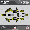 thumbnail image 1 of Kalair GFX Graphics Kit for GasGas EC250 and EC300 (2021+) Twitch Series, 1 of 5
