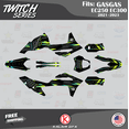thumbnail image 1 of Kalair GFX Graphics Kit for GasGas EC250 and EC300 (2021+) Twitch Series, 1 of 5