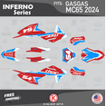 thumbnail image 1 of Kalair GFX Graphics Kit for Gasgas 2-STROKE MC65 (2024) Inferno Series, 1 of 5