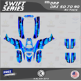 thumbnail image 1 of Kalair GFX Graphics Kit for Honda ATV DRR DRX50 DRX70 DRX90 (All Years) Swift Series, 1 of 6