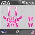 thumbnail image 1 of Kalair GFX Graphics Kit for Honda ATV DRR DRX50 DRX70 DRX90 (All Years) Swift Series, 1 of 6