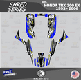 thumbnail image 1 of Kalair GFX Graphics Kit for Honda ATV TRX 300EX (1993-2006) Shred Series, 1 of 5