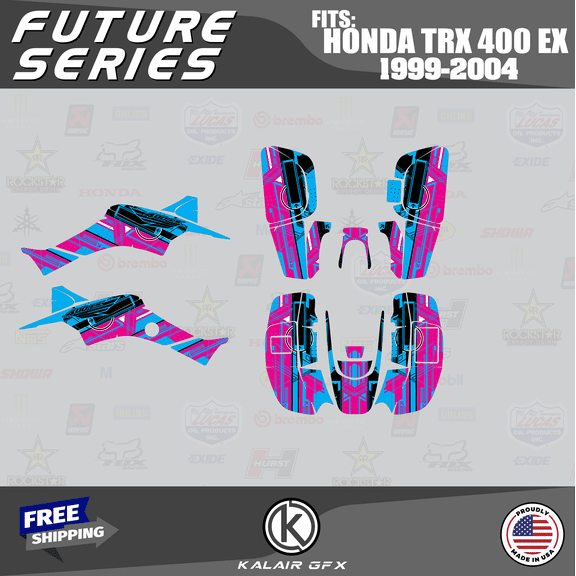 Kalair GFX Graphics Kit for Honda ATV TRX 400EX (1999-2004) Future Series