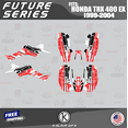 thumbnail image 1 of Kalair GFX Graphics Kit for Honda ATV TRX 400EX (1999-2004) Future Series, 1 of 6