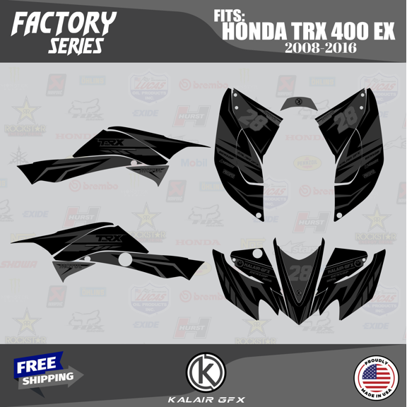 Kalair GFX Graphics Kit for Honda ATV TRX 400EX (2008-2016) Factory Series
