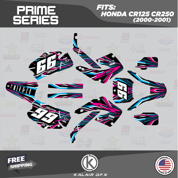 Kalair GFX Graphics Kit for Honda CR125 (2000-2001) Prime Series