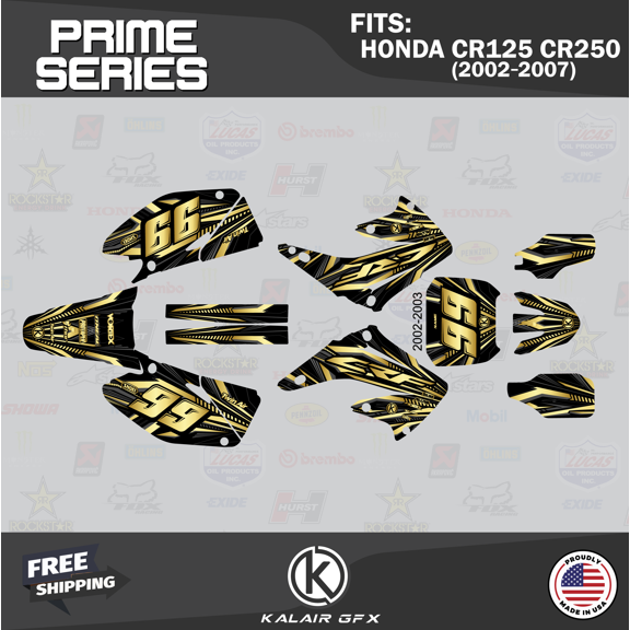 Kalair GFX Graphics Kit for Honda CR125 (2002-2003) Prime Series