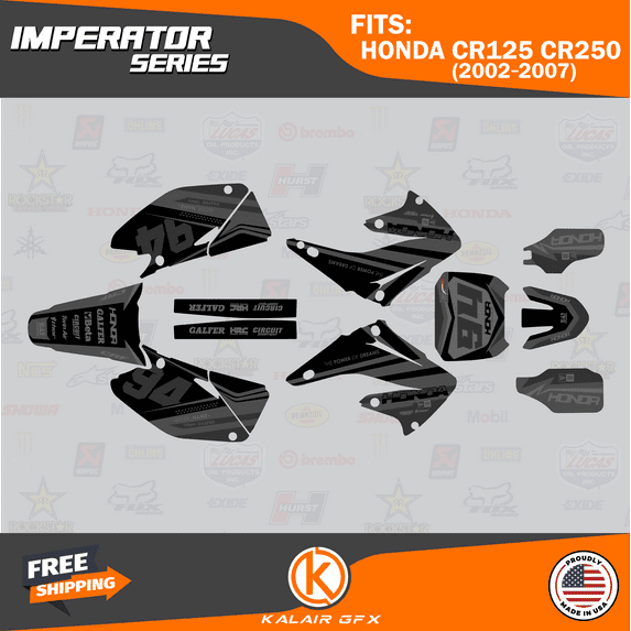 Kalair GFX Graphics Kit for Honda CR125 (2002-2007) Imperator Series