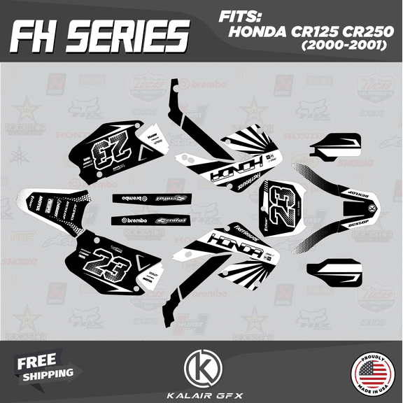 Kalair GFX Graphics Kit for Honda CR250 (2000-2001) Fh Series