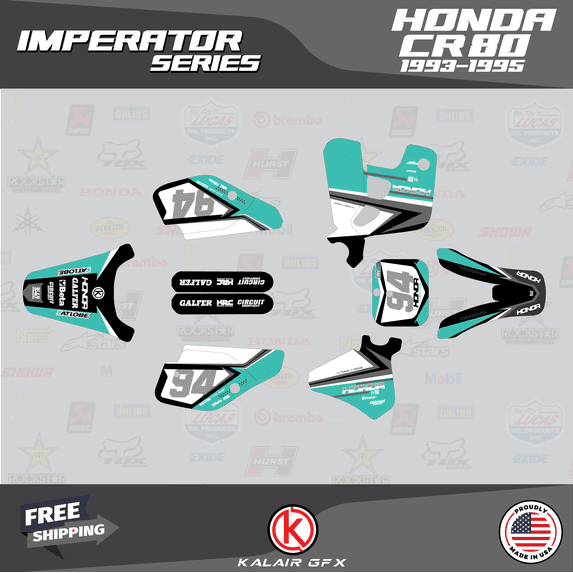 Kalair GFX Graphics Kit for Honda CR80 (1993-1995) Imperator Series