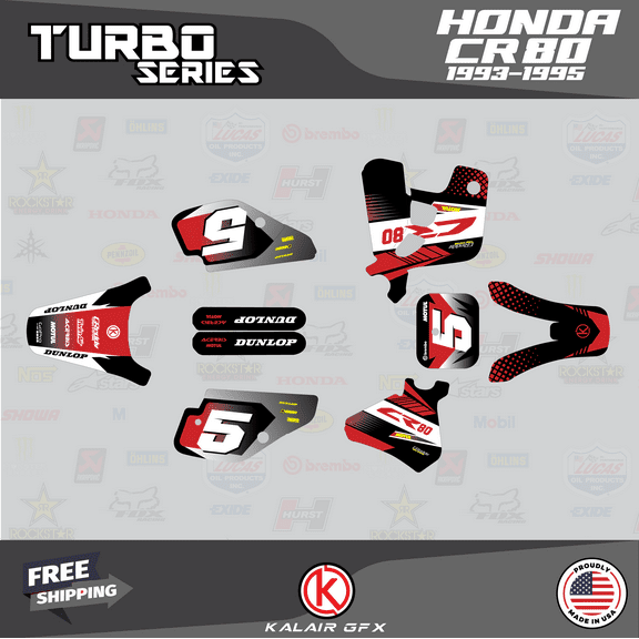 Kalair GFX Graphics Kit for Honda CR80 (1993-1995) Turbo Series