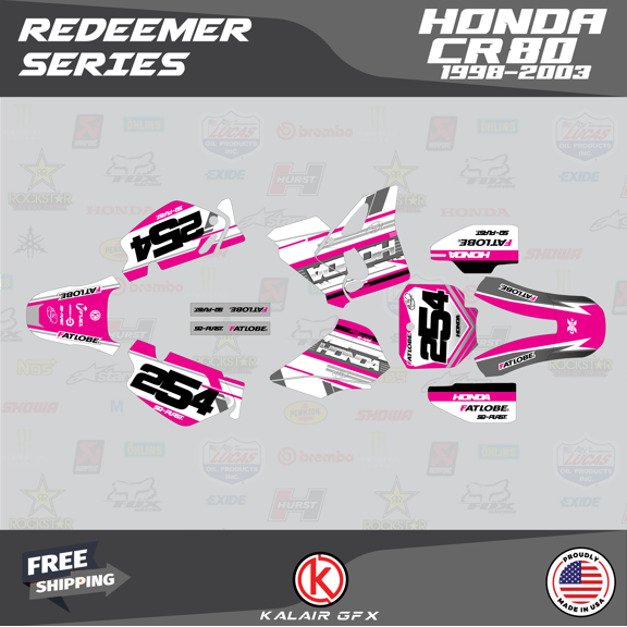 Kalair GFX Graphics Kit for Honda CR80 (1998-2003) Redeemer Series