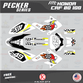 thumbnail image 1 of Kalair GFX Graphics Kit for Honda CRF100 (2004-2010) Pecker Series, 1 of 5