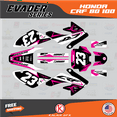 thumbnail image 1 of Kalair GFX Graphics Kit for Honda CRF100 (2011-2016) Evader Series, 1 of 5