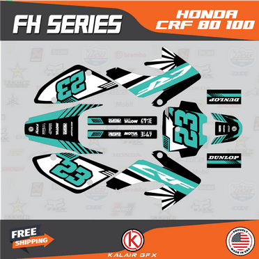 Kalair GFX Graphics Kit for Honda CRF100 (2011-2016) Fh Series