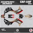 thumbnail image 1 of Kalair GFX Graphics Kit for Honda CRF110F (2019-2024) Semperfi Series, 1 of 5
