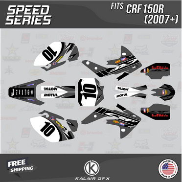Kalair GFX Graphics Kit for Honda CRF150R (2007-2023) Speed Series