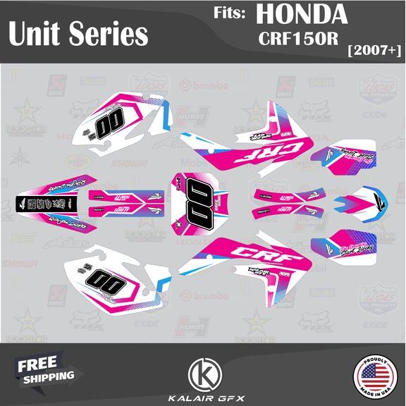 Kalair GFX Graphics Kit for Honda CRF150R (2007-2023) Unit Series