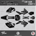 thumbnail image 1 of Kalair GFX Graphics Kit for Honda CRF150R (2007-2023) Vision Series, 1 of 5