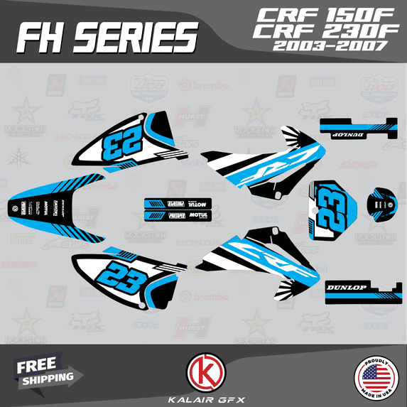 Kalair GFX Graphics Kit for Honda CRF230F (2003-2007) Fh Series