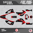 thumbnail image 1 of Kalair GFX Graphics Kit for Honda CRF230F (2003-2007) Spear Series, 1 of 5