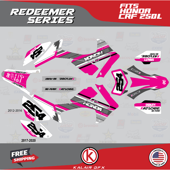 Kalair GFX Graphics Kit for Honda CRF250L (2017-2020) Redeemer Series