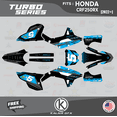 thumbnail image 1 of Kalair GFX Graphics Kit for Honda CRF250RX (2022+) Turbo Series, 1 of 5