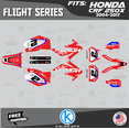thumbnail image 1 of Kalair GFX Graphics Kit for Honda CRF250X ENDURO (2004-2007) Flight Series, 1 of 5