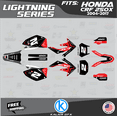 thumbnail image 1 of Kalair GFX Graphics Kit for Honda CRF250X ENDURO (2004-2007) Lightning Series, 1 of 5
