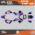 thumbnail image 1 of Kalair GFX Graphics Kit for Honda CRF50 (2004-2012) Splash Series, 1 of 5