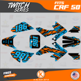 thumbnail image 1 of Kalair GFX Graphics Kit for Honda CRF50 (2004-2012) Twitch Series, 1 of 5