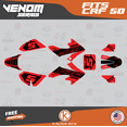 thumbnail image 1 of Kalair GFX Graphics Kit for Honda CRF50 (2004-2012) Venom Series, 1 of 5