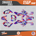 thumbnail image 1 of Kalair GFX Graphics Kit for Honda CRF50 (2013+) Snagged Series, 1 of 5