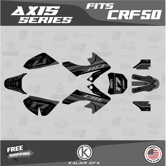 Kalair GFX Graphics Kit for Honda CRF50 (2013+) Axis Series