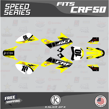 Kalair GFX Graphics Kit for Honda CRF50 (2013+) Speed Series
