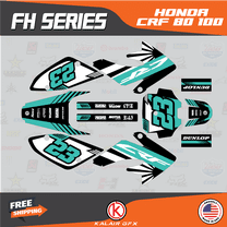 Scarface Sticker Kit Kalair GFX Graphics Kit for Honda CRF110F (2019-2024) Redeemer Series ...