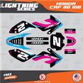 thumbnail image 1 of Kalair GFX Graphics Kit for Honda CRF80 (2011-2016) Lightning Series, 1 of 5