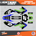 thumbnail image 1 of Kalair GFX Graphics Kit for Honda CRF80 (2011-2016) Lightning Series, 1 of 5